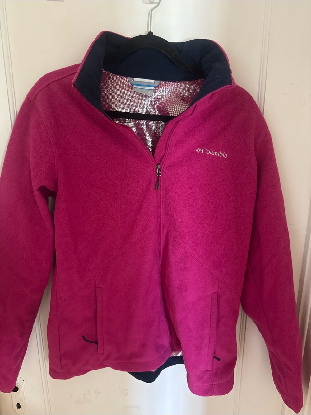Columbia women’s Pink Fleece Jacket